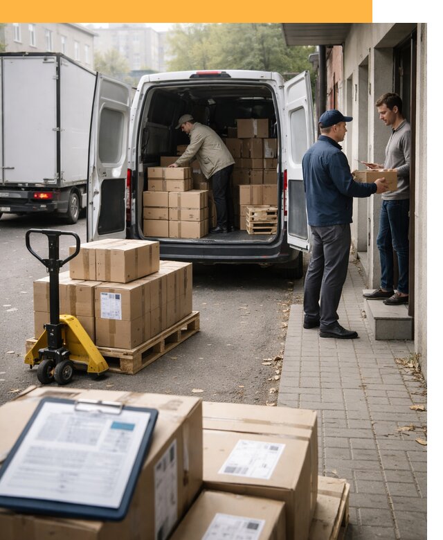 Доставка грузов от двери до двери с таможней от 48380 руб.