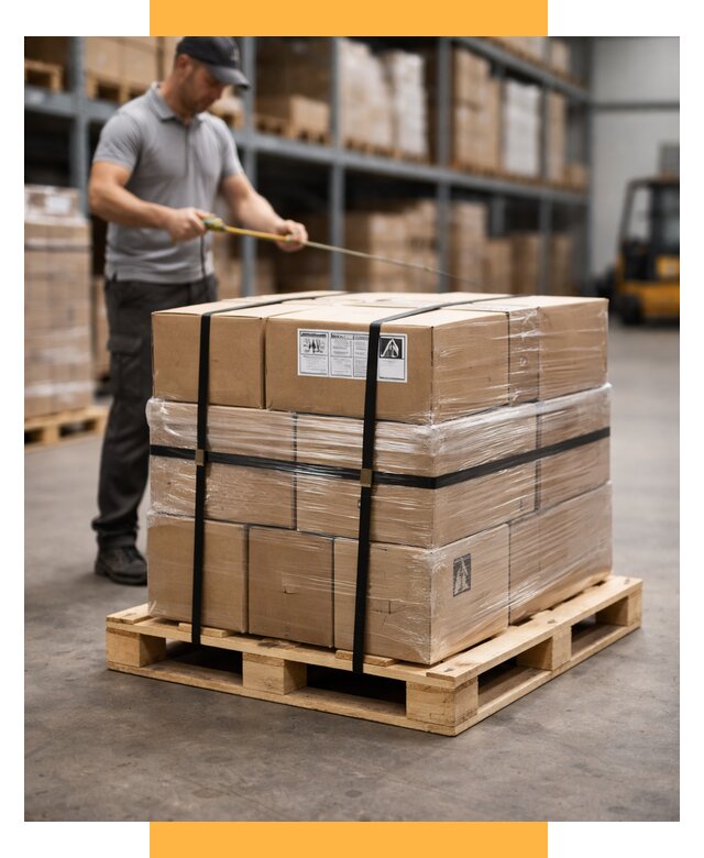 Упаковка и паллетирование грузов от 3763 р. | СетСервис-Бнк