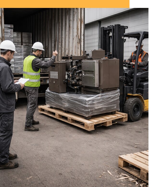 Доставка промышленного оборудования из Европы от 48380