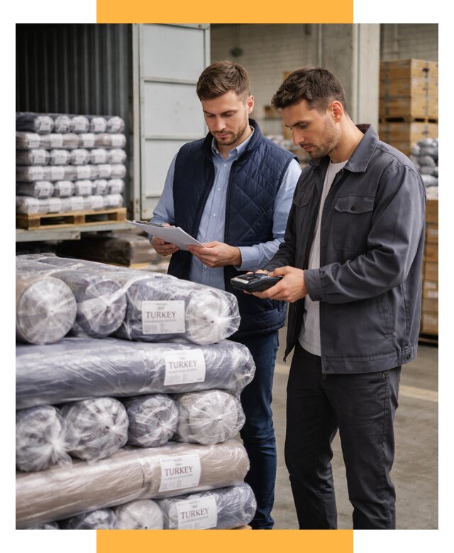 Доставка текстиля из Турции от 48380 р. под ключ, СетСервис-Бнк