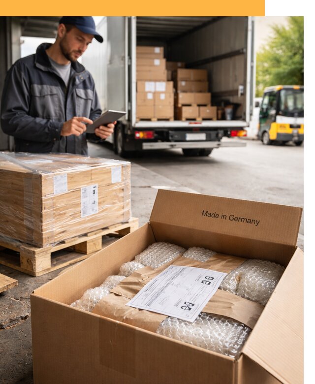 Доставка грузов из Германии от 48380 руб с таможенным оформлением