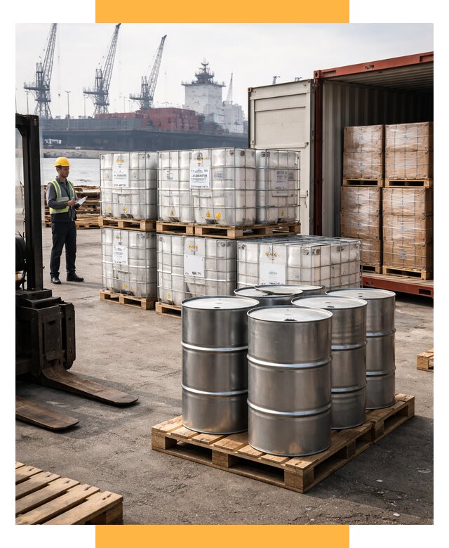 Доставка химического сырья из Индии от 268775 р. | СетСервис-Бнк