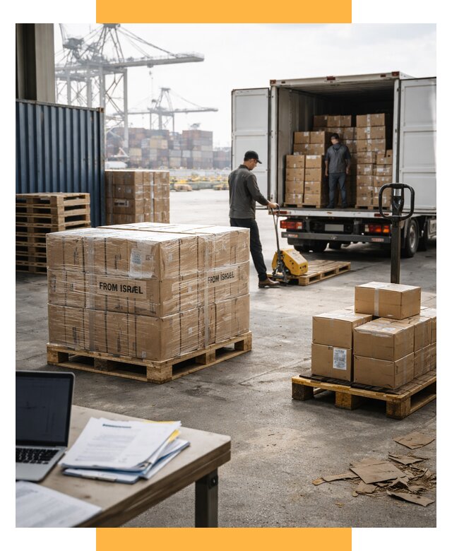 Доставка грузов из Израиля от 16127 р., логистика от СетСервис-Бнк