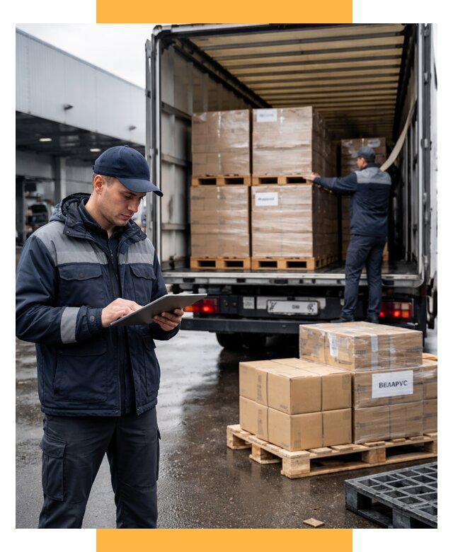 Доставка грузов из Беларуси от 16127 р. логистика СетСервис-Бнк
