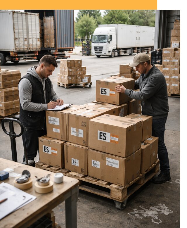 Доставка грузов в Испанию автотранспортом от 37629 руб