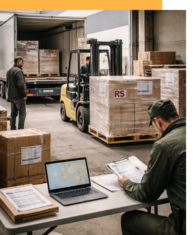 Доставка грузов в Сербию от 48380 руб, международные перевозки