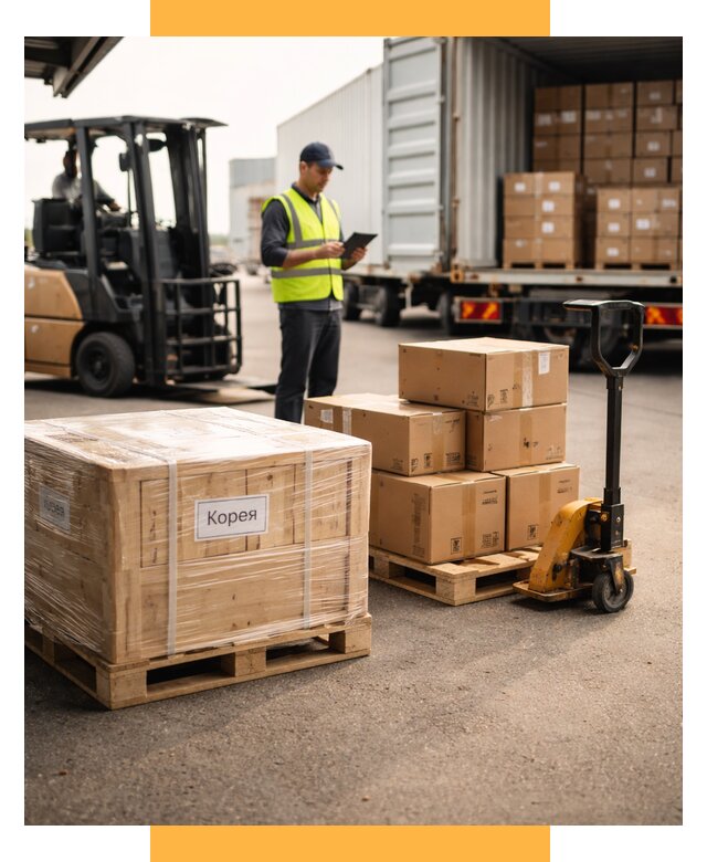 Доставка грузов в Корею из России от 37629 р. | СетСервис-Бнк
