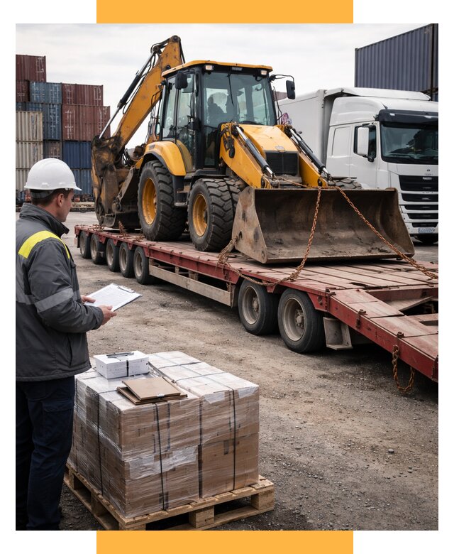 Международная перевозка спецтехники от 48380 р., СетСервис-Бнк