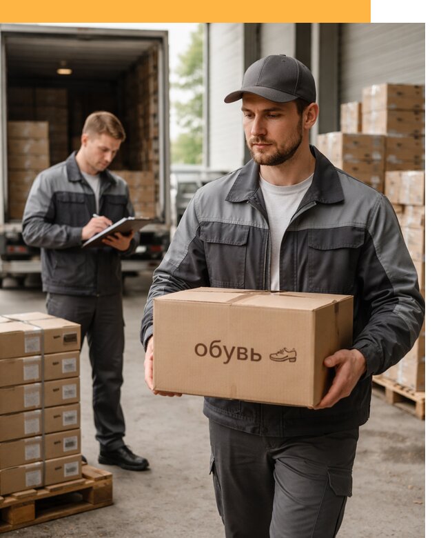 Международная перевозка обуви с таможенным оформлением от 4838