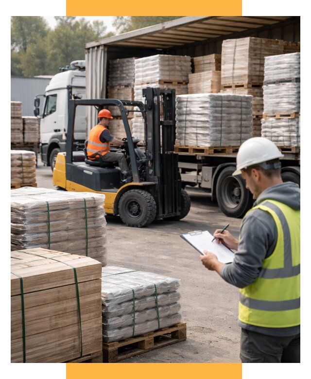 Перевозка строительных материалов от 5913 р. | СетСервис-Бнк