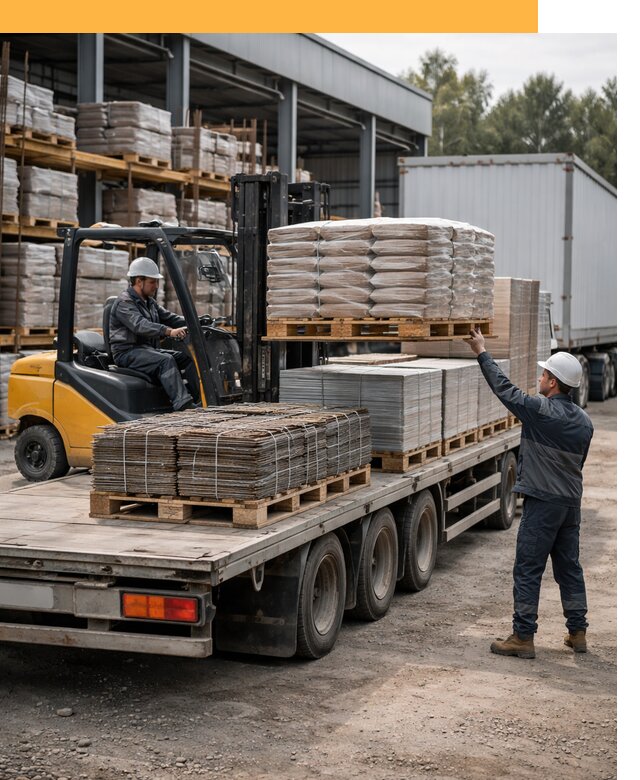 Перевозка строительных материалов по миру от 5913 руб