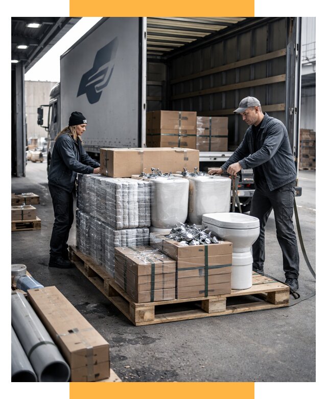 Перевозка сантехники под ключ от 1935 р. | СетСервис-Бнк