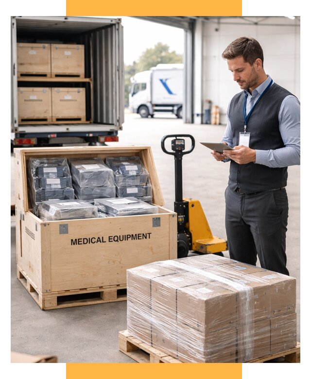 Перевозка медицинского оборудования от 16127 р. в СетСервис-Бнк