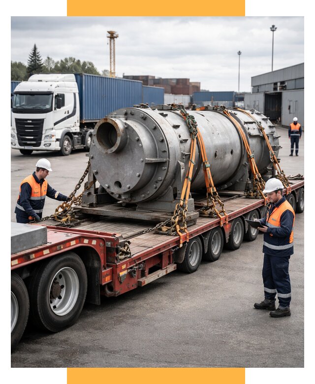 Перевозка тяжеловесных грузов под ключ от 161265 р. | СетСервис-Бнк