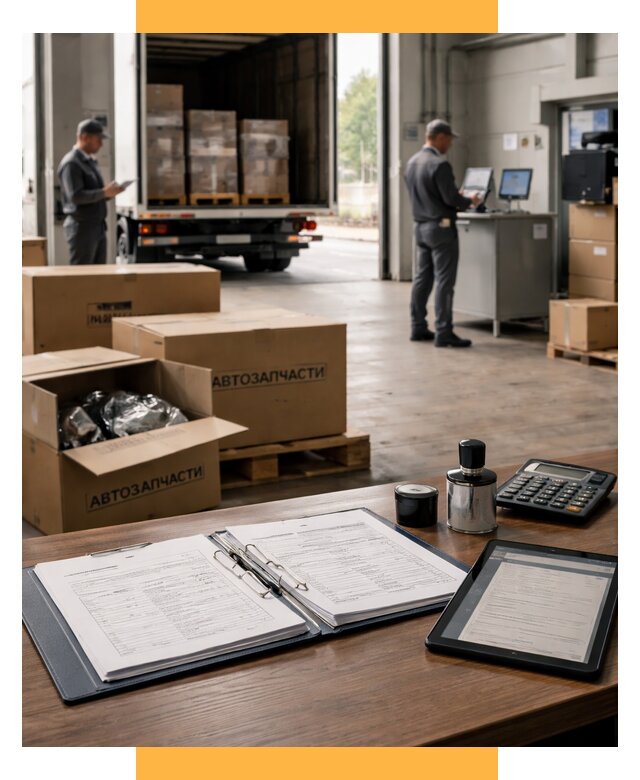 Таможенное оформление автозапчастей под ключ от 9138 р., СетСервис-Бнк