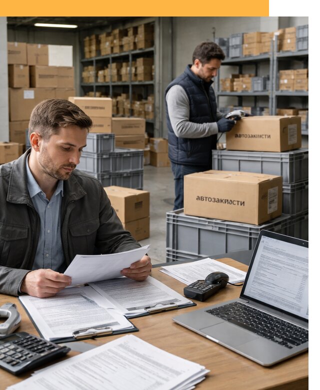Таможенное оформление автозапчастей по выгодным тарифам от 9138