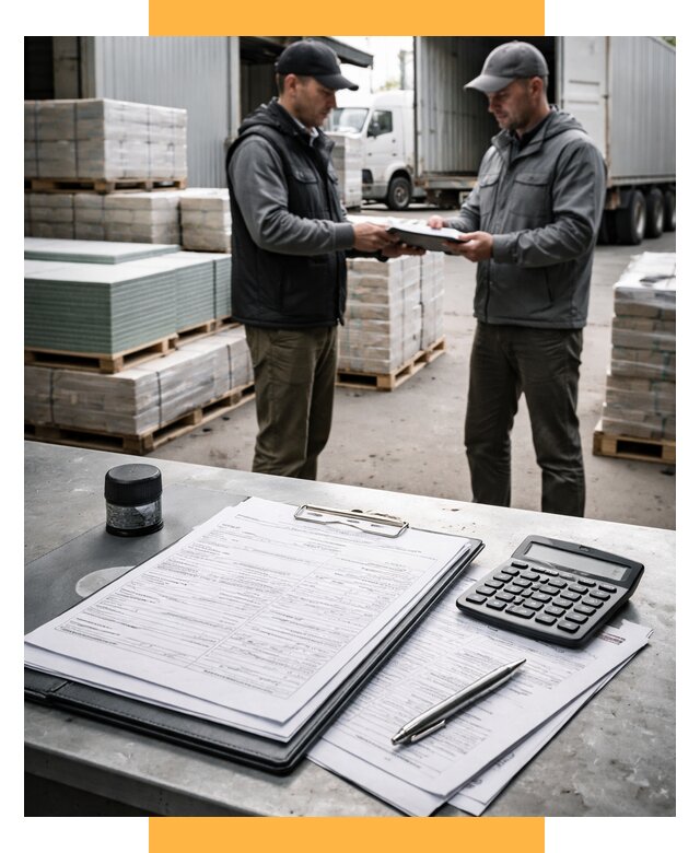 Таможенное оформление стройматериалов от 9138 р. | СетСервис-Бнк