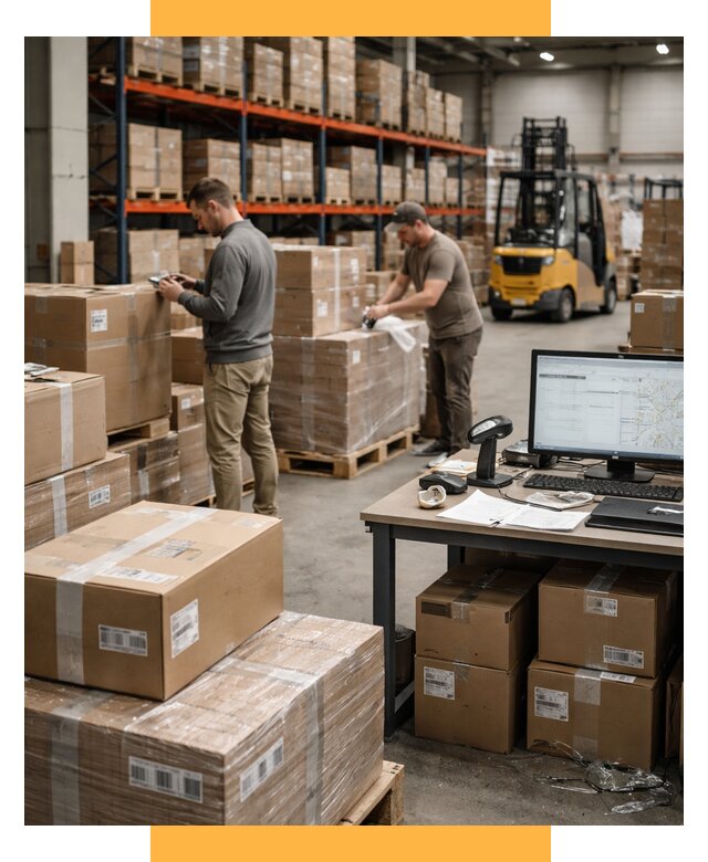 Склад консолидации в Европе от 6988 р., услуги СетСервис-Бнк