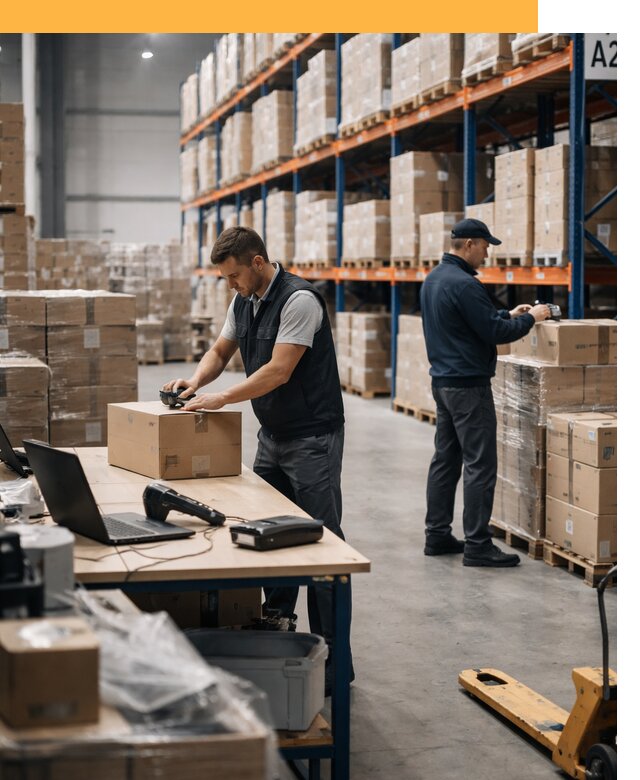 Склад консолидации в Европе: хранение, сортировка от 6988